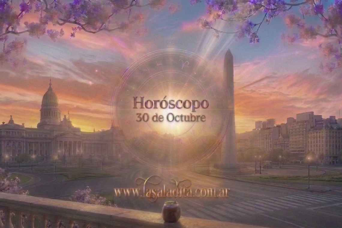 Horóscopo de hoy, viernes 30 de octubre: los 12 signos. avellaneda sarandí